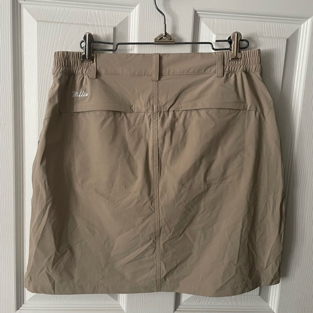 Willit Women's Outdoor Golf Casual Skort / Skirt UPF 50+ Quick Dry Zip Size S